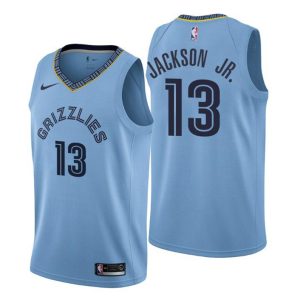 Men Memphis Grizzlies Trikot #13 Jaren Jackson Jr. Statement Blau Swingman