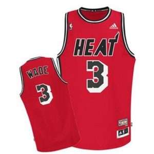 Miami Heat Trikot #3 Dwyane Wade Hardwood Classic Swingman Rot