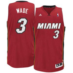 Miami Heat Trikot #3 Dwyane Wade Revolution 30 Rot Swingman