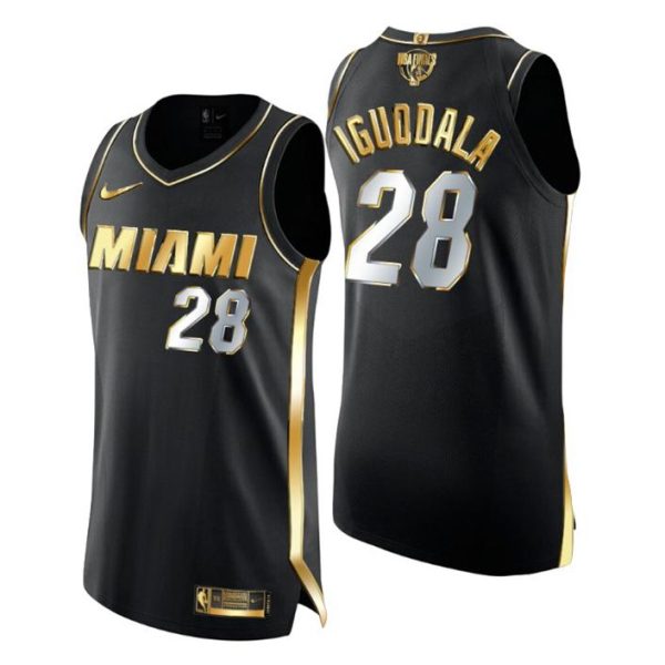 Miami Heat Trikot Andre Iguodala Golden Edition Schwarz