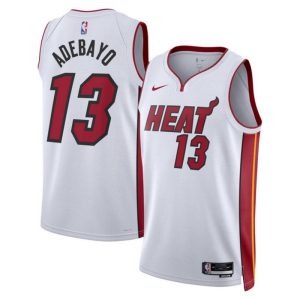 Miami Heat Trikot Nike Association Edition 2022-23 Swingman Weiß Version Bam Adebayo 13 Herren