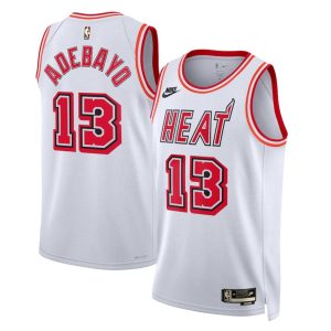 Miami Heat Trikot Nike Classic Edition Swingman – Weiß – Bam Adebayo