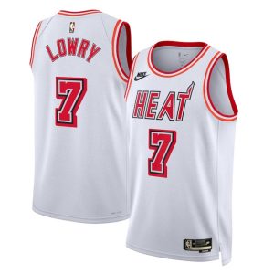 Miami Heat Trikot Nike Classic Edition Swingman – Weiß – Kyle Lowry