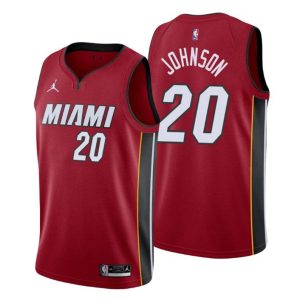 Miami Heat Trikot Statement Edition B. J. Johnson 20 Rot