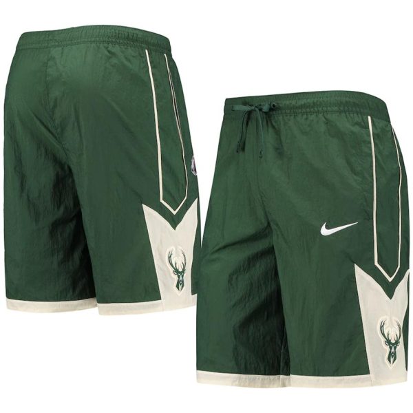 Milwaukee Bucks Nike Courtside Heritage Shorts – Hunter Grün