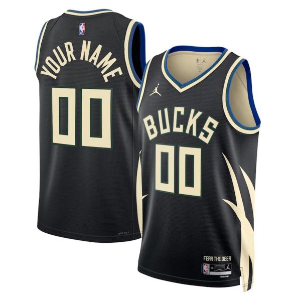 Milwaukee Bucks Trikot Jordan Statement Swingman – Benutzerdefinierte