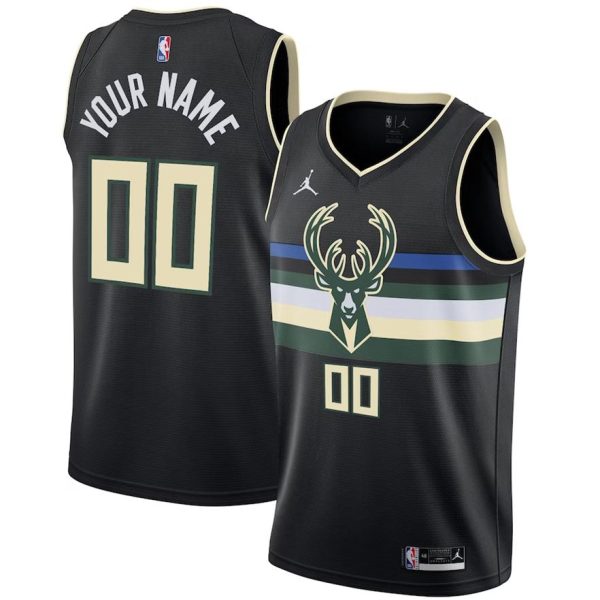 Milwaukee Bucks Trikot Jordan Statement Swingman – Benutzerdefinierte – Herren