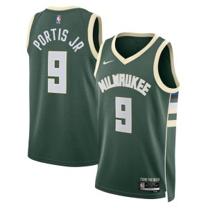 Milwaukee Bucks Trikot Nike Icon Edition Swingman – Grün – Bobby Portis Jr