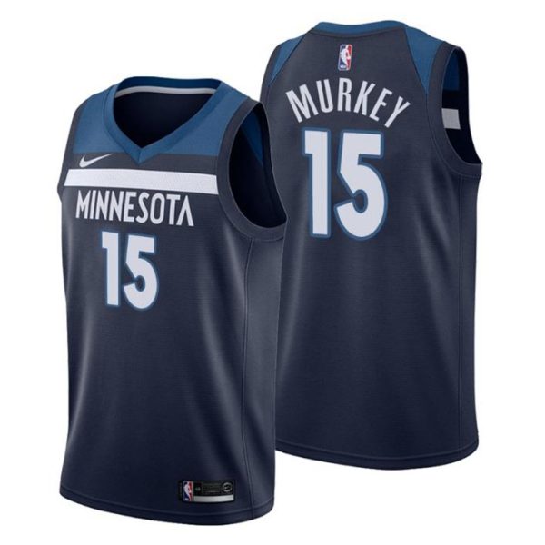 Minnesota Timberwolves Trikot Icon Edition Ade Murkey 15 Navy