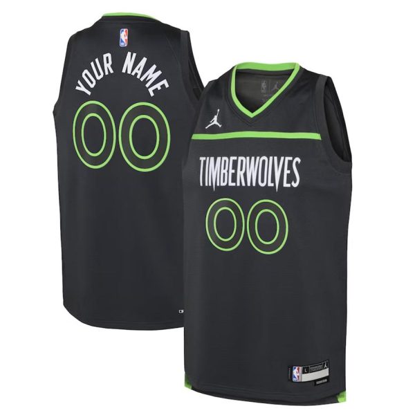 Minnesota Timberwolves Trikot Jordan Statement Swingman 22 – Benutzerdefinierte – Kinder