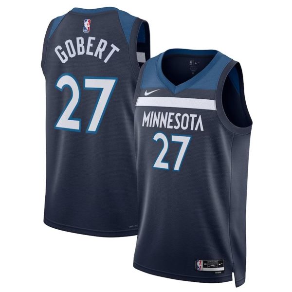 Minnesota Timberwolves Trikot Nike Icon Edition Swingman – Navy – Rudy Gobert