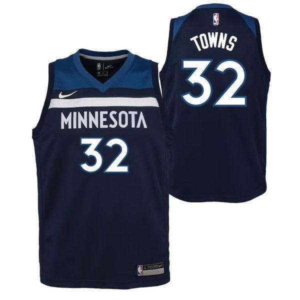 Minnesota Timberwolves Trikot Nike Icon Swingman Jerey – Karl-Anthony Towns – Kinder