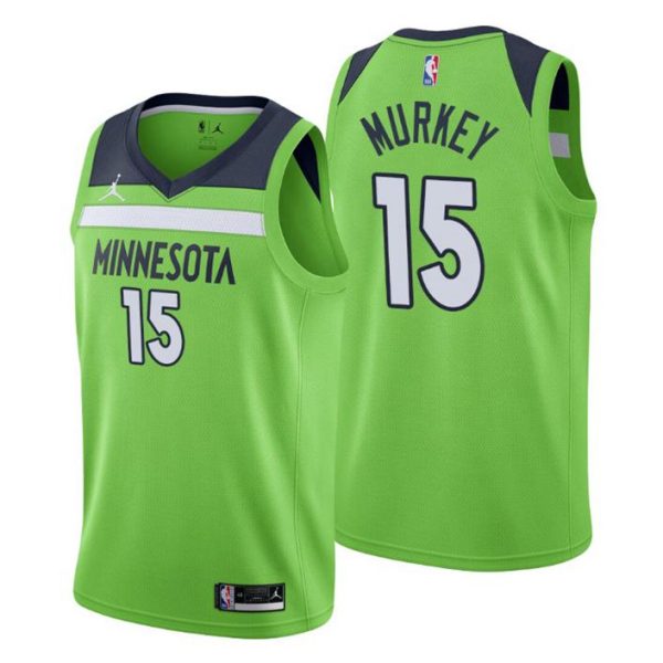 Minnesota Timberwolves Trikot Statement Edition Ade Murkey 15 Grün 2020-21