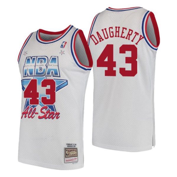 Mitchell & Ness Herren Cleveland Cavaliers Trikot #43 Brad Daugherty 1991 NBA All-Star Trikot Weiß Swingman