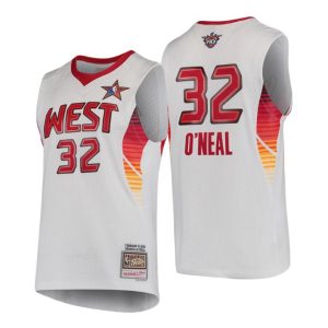 Mitchell & Ness Herren Phoenix Suns Trikot #32 Shaquille O’Neal 2009 NBA All-Star Trikot Weiß Swingman