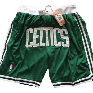 NBA Boston Celtics Herren Pocket Shorts Grün Swingman