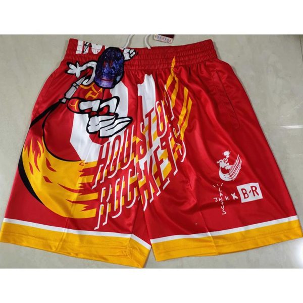 NBA Houston Rockets Herren Pocket Shorts M001 Swingman