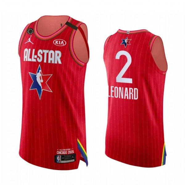 NBA Los Angeles Clippers Trikot Kawhi Leonard 2 2020 All-Star Trikot Jordan Brand Kobe Forever Rot Swingman – Herren