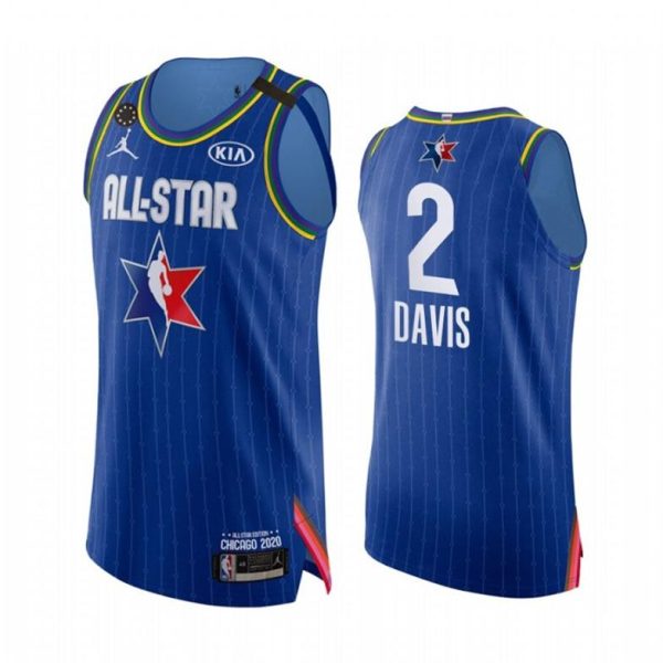 NBA Los Angeles Lakers Trikot Anthony Davis 2 2020 All-Star Trikot Jordan Brand Kobe Forever Blau Swingman – Herren