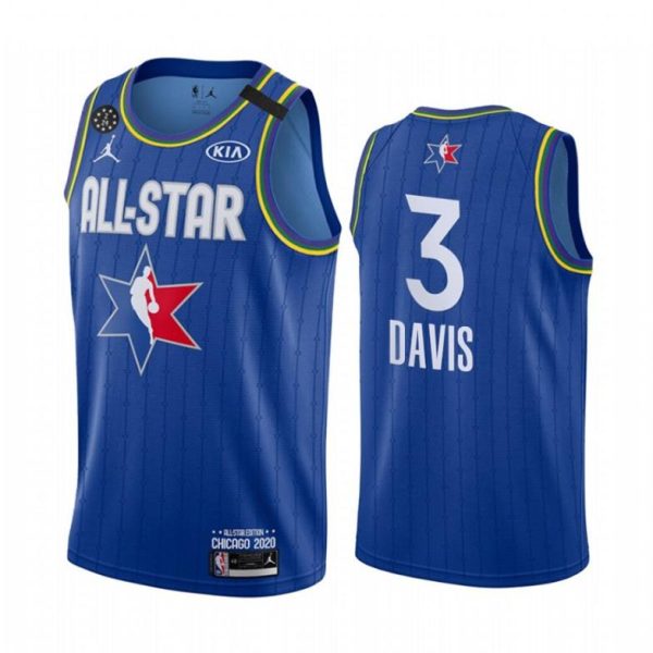 NBA Los Angeles Lakers Trikot Anthony Davis 3 2020 All-Star Trikot Jordan Brand Blau Swingman