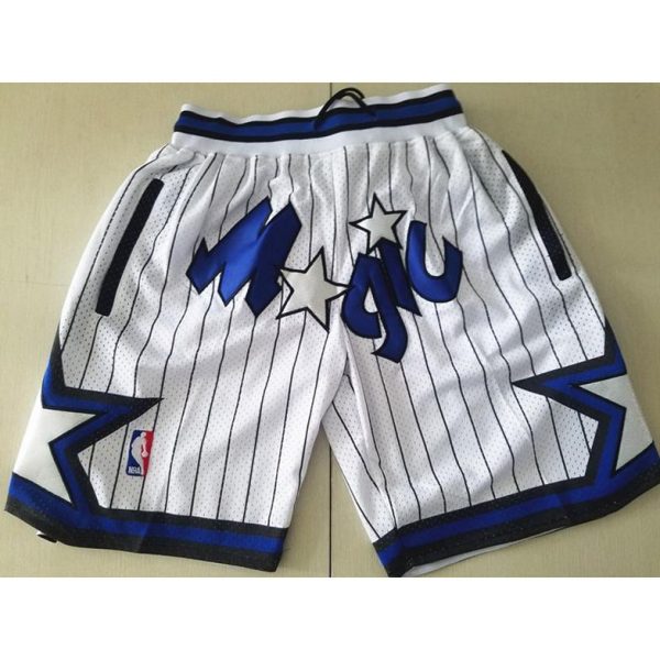 NBA Orlando Magic Herren Pocket Shorts Weiß Swingman