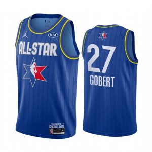 NBA Utah Jazz Trikot Rudy Gobert 27 2020 All-Star Trikot Jordan Brand Blau Swingman – Herren