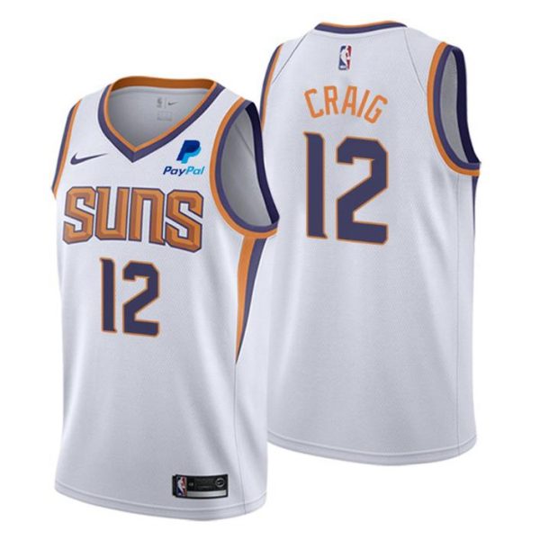 NO. 12 Torrey Craig Phoenix Suns Trikot Swingman Weiß Association Edition