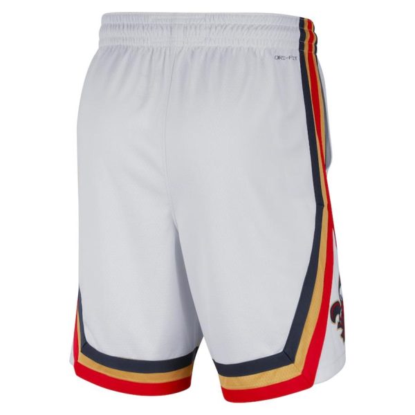 New Orleans Pelicans Nike 202122 City Edition Swingman Shorts – WeißGold