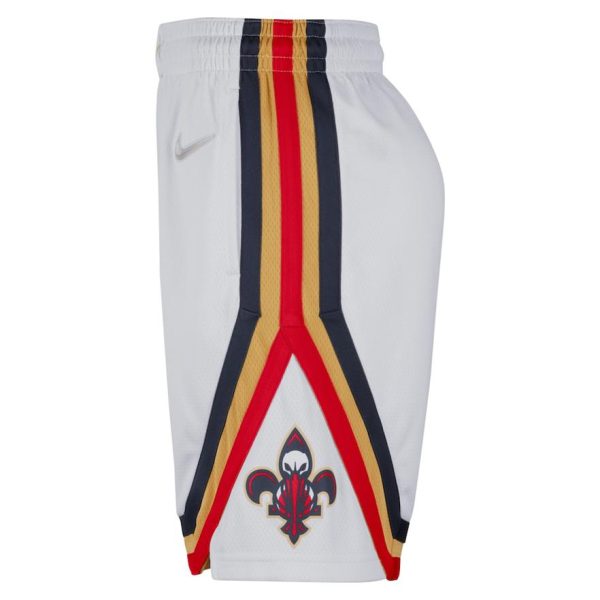 New Orleans Pelicans Nike 202122 City Edition Swingman Shorts – WeißGold