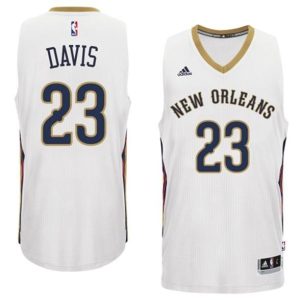 New Orleans Pelicans Trikot #23 Anthony Davis 2014-15 New Swingman Home Weiß