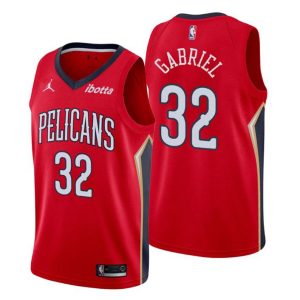 New Orleans Pelicans Trikot #32 Wenyen Gabriel Swingman Rot Statement Edition 2020-21