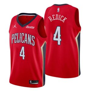 New Orleans Pelicans Trikot #4 J.J. Redick Swingman Rot Statement Edition 2020-21