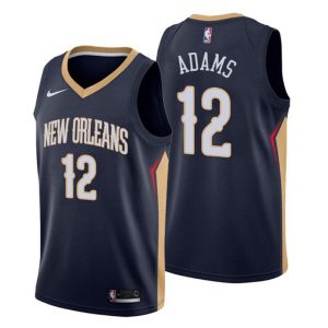 New Orleans Pelicans Trikot Icon Edition No.12 Steven Adams Navy