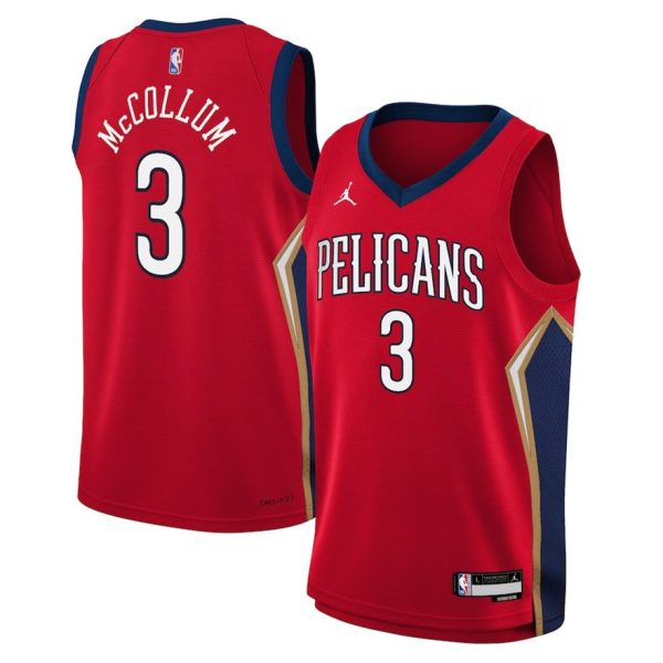 New Orleans Pelicans Trikot Jordan Statement Edition Swingman 22 – Rot – C.J. McCollum – Kinder