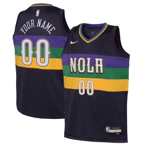 New Orleans Pelicans Trikot Nike City Edition Swingman 2022-23 – Benutzerdefinierte – Kinder