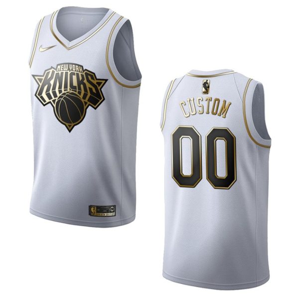 New York Knicks Trikot #00 Benutzerdefinierte Golden Edition