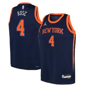New York Knicks Trikot Jordan Statement Edition Swingman 22 – Navy – Derrick Rose – Kinder