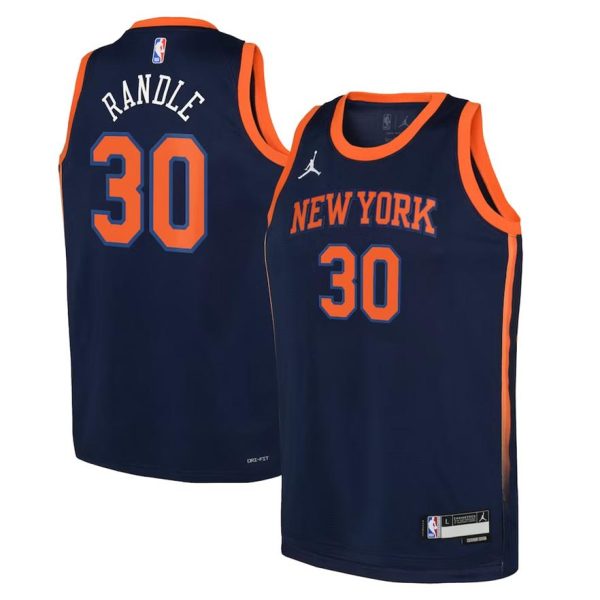 New York Knicks Trikot Jordan Statement Edition Swingman 22 – Navy – Julius Randle – Kinder