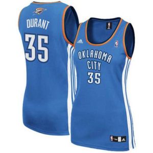 Oklahoma City Thunder Trikot #35 Kevin Durant Damen Blau