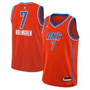 Oklahoma City Thunder Trikot Jordan Statement Edition Swingman 22 – Orange – Chet Holmgren – Kinder