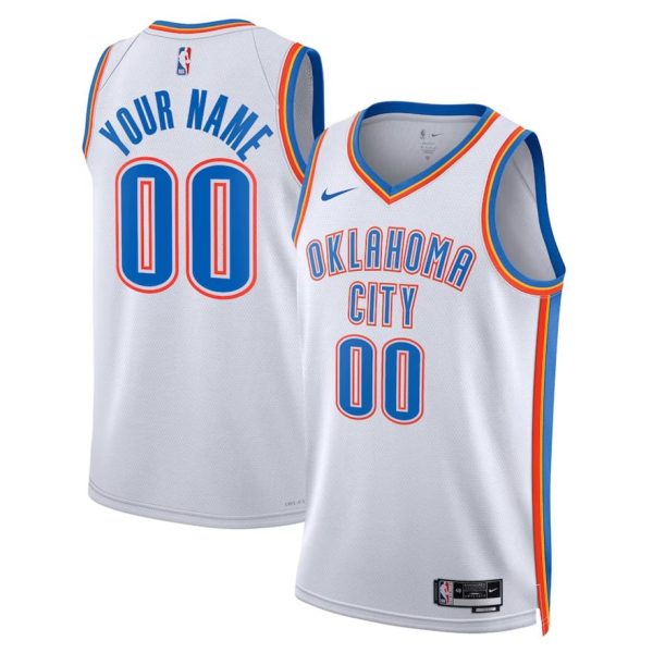 Oklahoma City Thunder Trikot Nike Association Swingman – Benutzerdefinierte