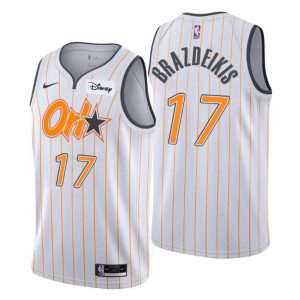 Orlando Magic Trikot City Edition Ignas Brazdeikis #17 Weiß Swingman