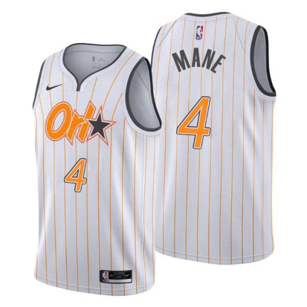 Orlando Magic Trikot Swingman Karim Mané No. 4 City Edition Weiß 2020-21