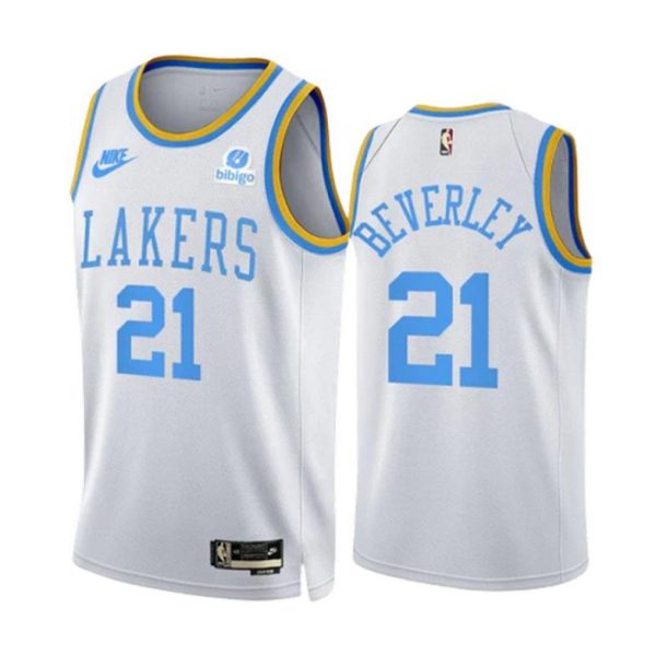 Patrick Beverley 21 Los Angeles Lakers Trikot Weiß Version Classic Edition 2022-23 Swingman Herren