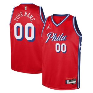 Philadelphia 76ers Trikot Jordan Statement Swingman 22 – Benutzerdefinierte – Kinder