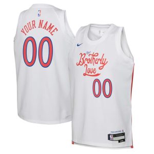 Philadelphia 76ers Trikot Nike City Edition Swingman 2022-23 – Benutzerdefinierte – Kinder