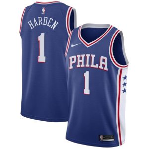 Philadelphia 76ers Trikot Nike Icon Edition Swingman – Royal – James Harden – Kinder