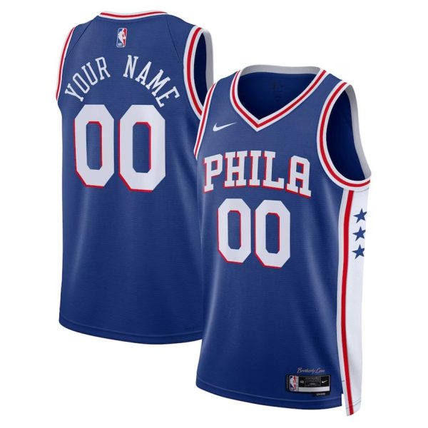 Philadelphia 76ers Trikot Nike Icon Swingman – Benutzerdefinierte