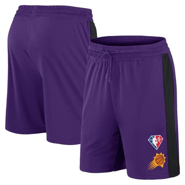 Phoenix Suns Fanatics Branded 75th Anniversary Downtown Performance Practice Shorts – Lila