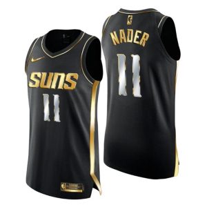 Phoenix Suns Trikot Abdel Nader Golden Edition Authentic Limited Schwarz Gold